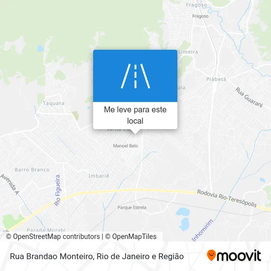 Rua Brandao Monteiro mapa
