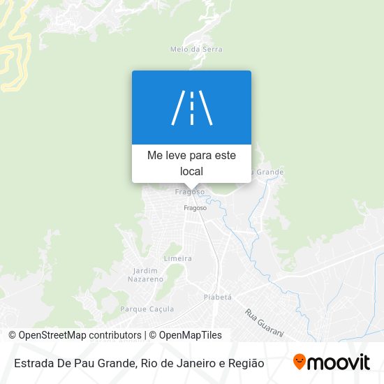 Estrada De Pau Grande mapa