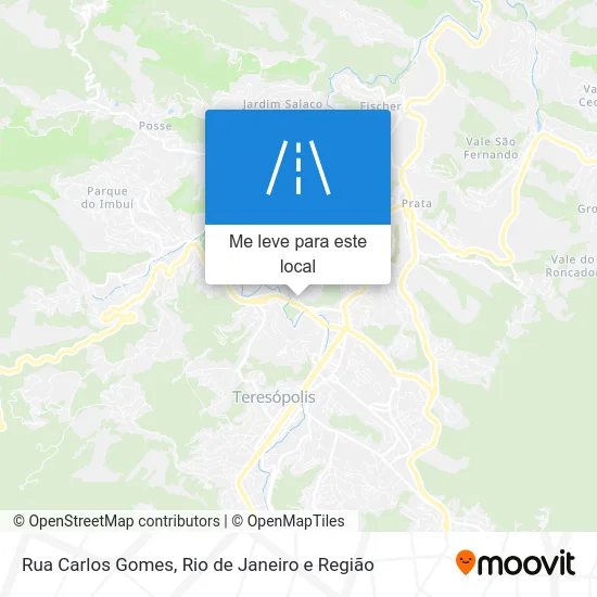 Rua Carlos Gomes mapa