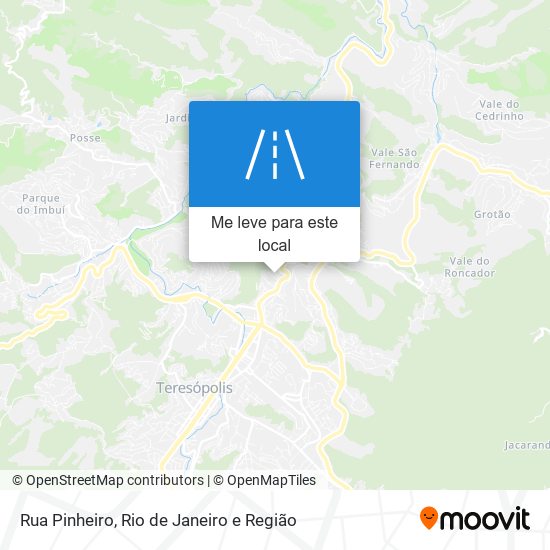 Rua Pinheiro mapa