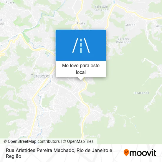 Rua Aristides Pereira Machado mapa
