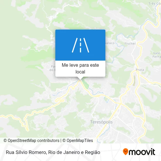Rua Sílvio Romero mapa