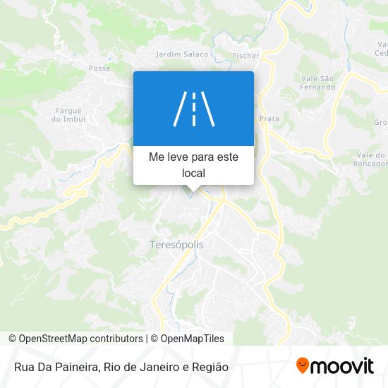 Rua Da Paineira mapa