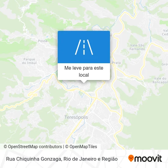 Rua Chiquinha Gonzaga mapa