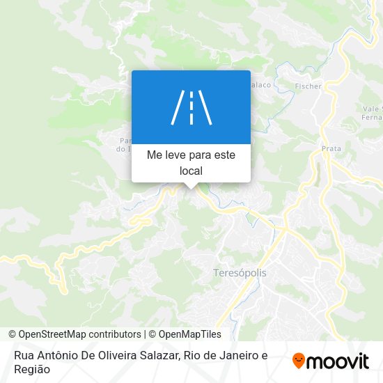 Rua Antônio De Oliveira Salazar mapa