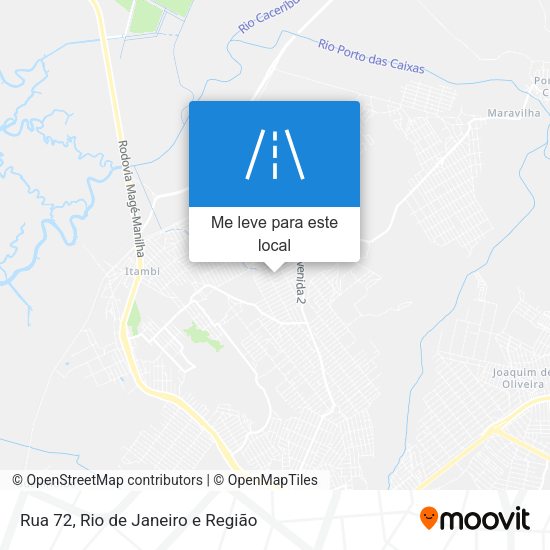 Rua 72 mapa