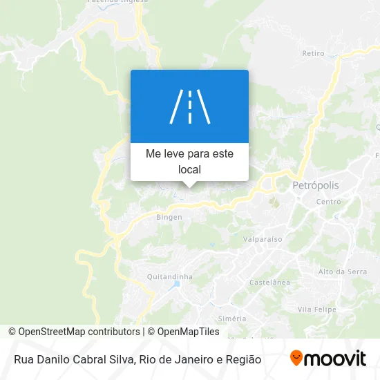 Rua Danilo Cabral Silva mapa