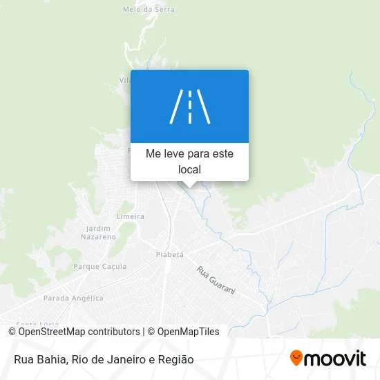 Rua Bahia mapa
