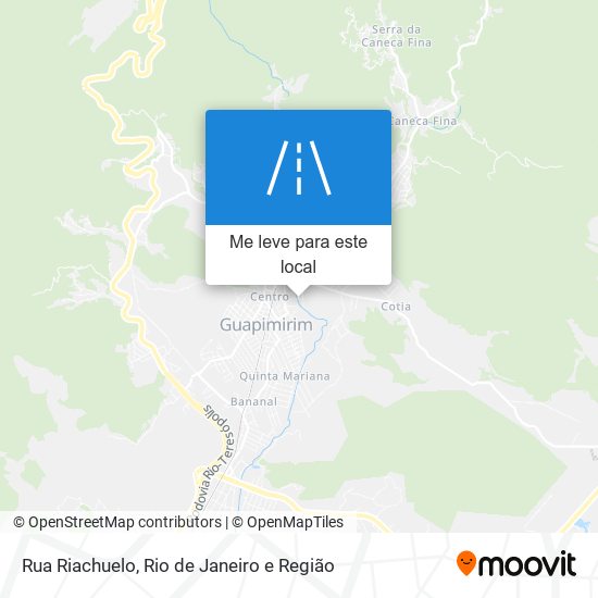 Rua Riachuelo mapa