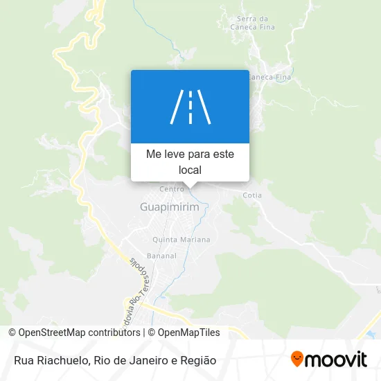 Rua Riachuelo mapa