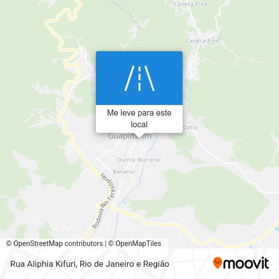 Rua Aliphia Kifuri mapa