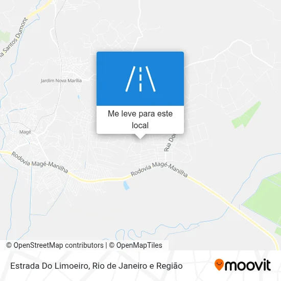 Estrada Do Limoeiro mapa