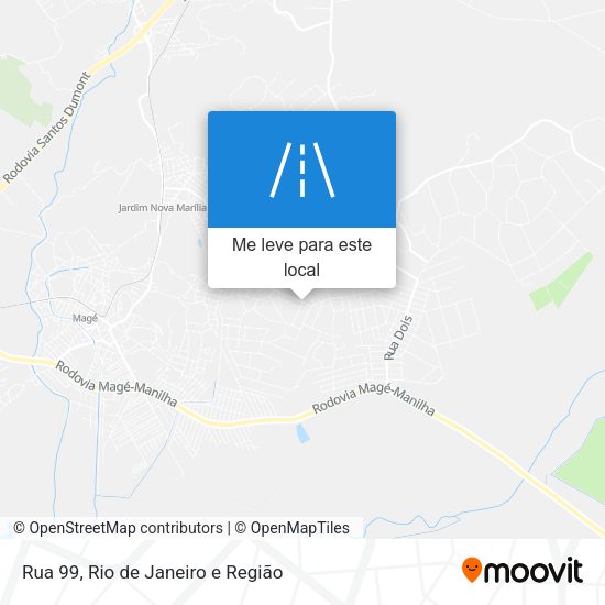 Rua 99 mapa