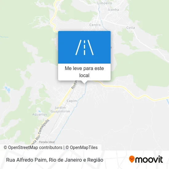 Rua Alfredo Paim mapa