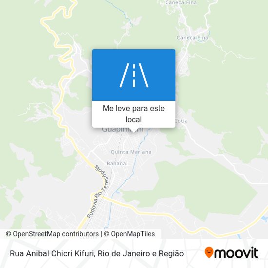 Rua Anibal Chicri Kifuri mapa