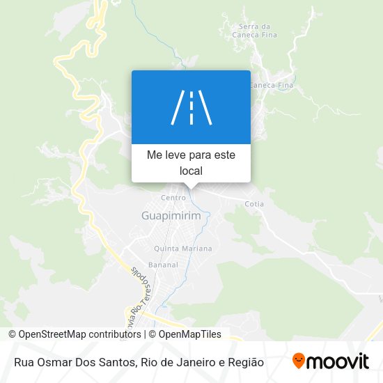 Rua Osmar Dos Santos mapa