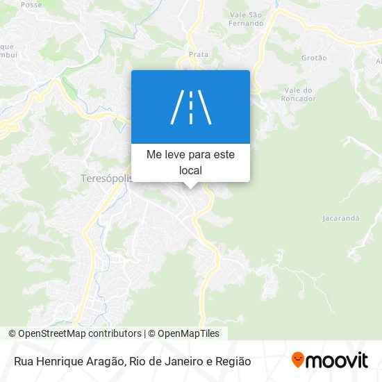 Rua Henrique Aragão mapa