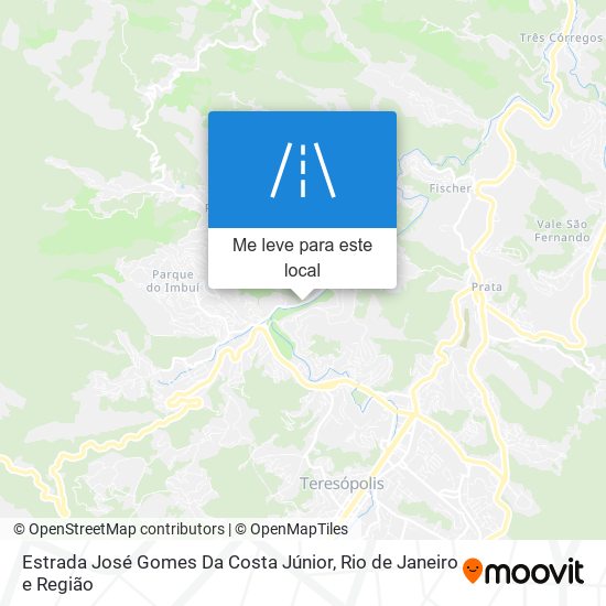 Estrada José Gomes Da Costa Júnior mapa