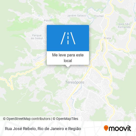 Rua José Rebelo mapa