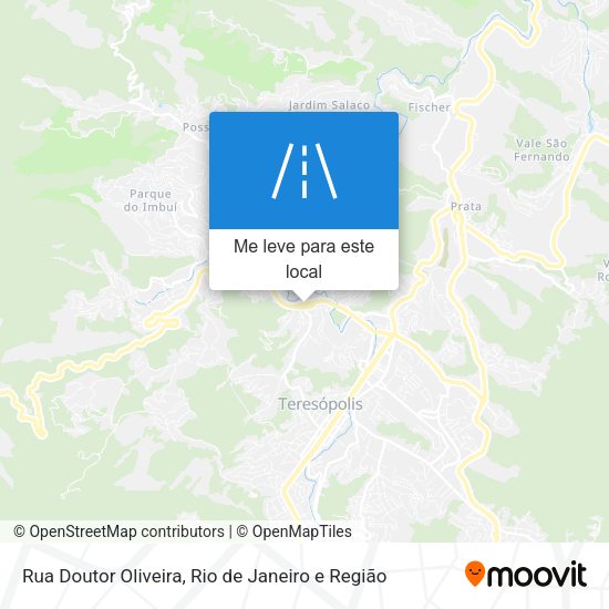 Rua Doutor Oliveira mapa