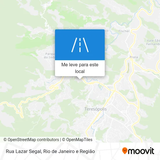Rua Lazar Segal mapa