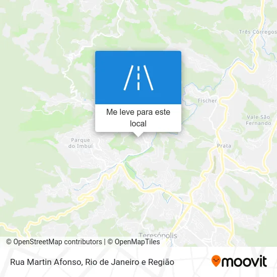 Rua Martin Afonso mapa