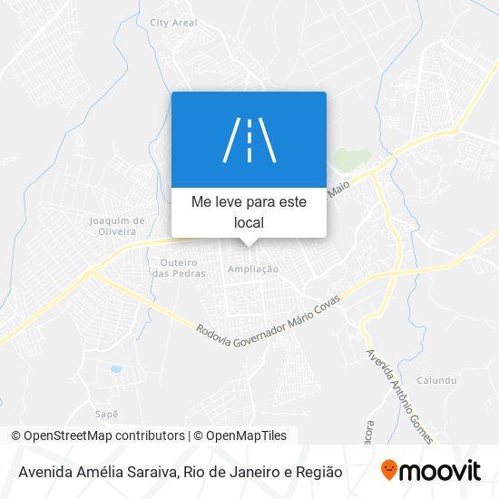 Avenida Amélia Saraiva mapa