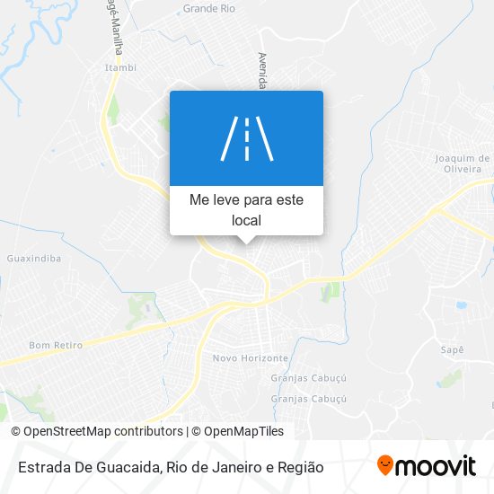 Estrada De Guacaida mapa