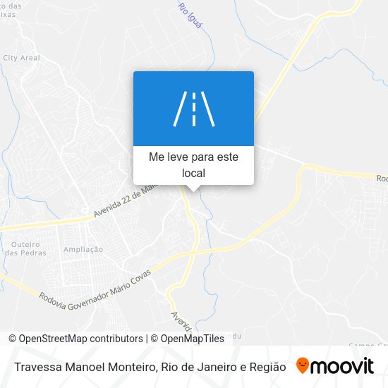 Travessa Manoel Monteiro mapa