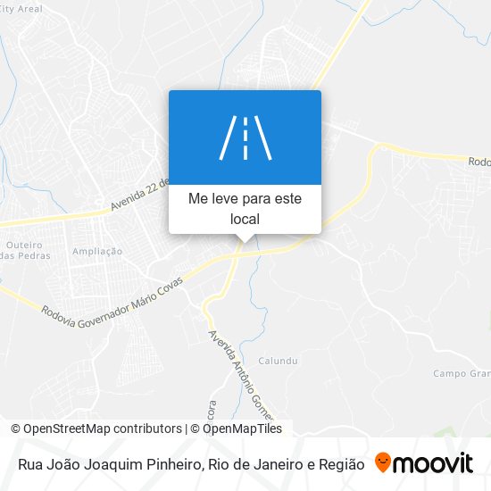 Rua João Joaquim Pinheiro mapa