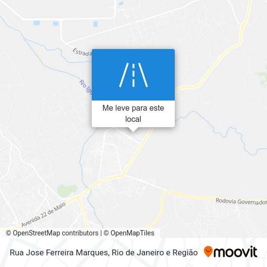 Rua Jose Ferreira Marques mapa