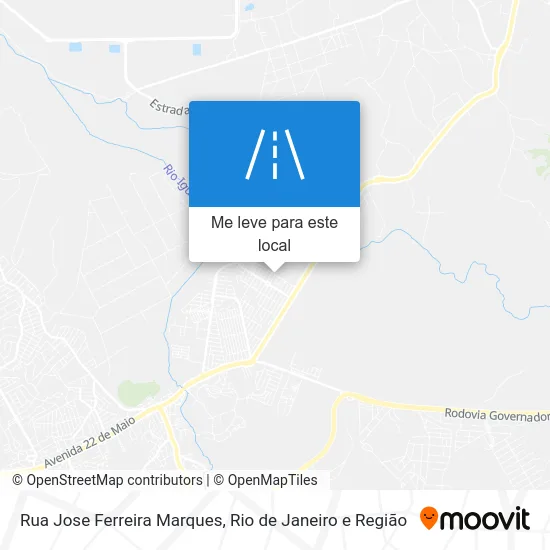Rua Jose Ferreira Marques mapa