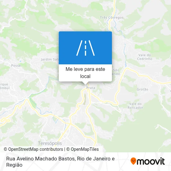 Rua Avelino Machado Bastos mapa
