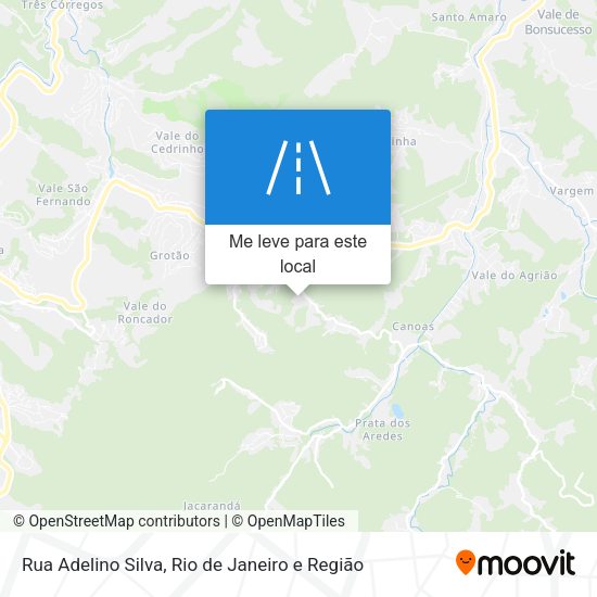 Rua Adelino Silva mapa