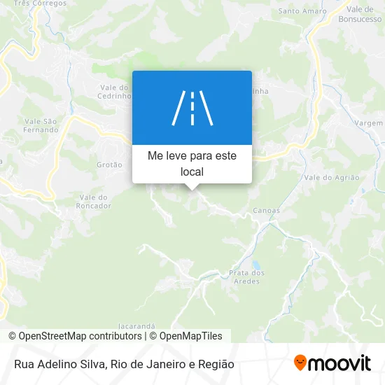 Rua Adelino Silva mapa