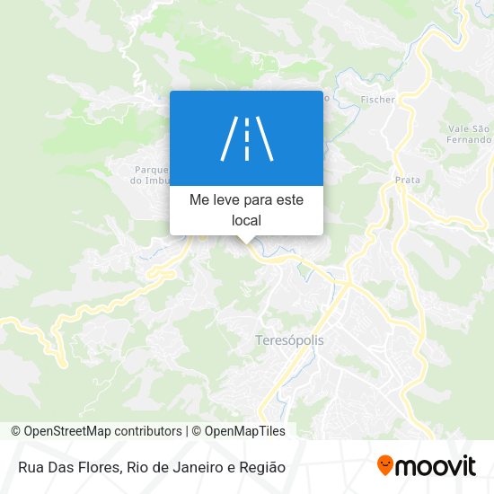 Rua Das Flores mapa