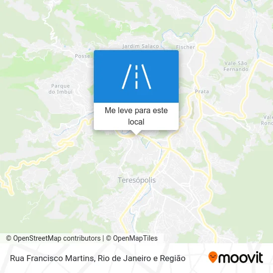 Rua Francisco Martins mapa