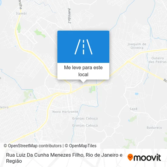 Rua Luiz Da Cunha Menezes Filho mapa