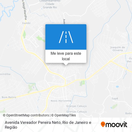 Avenida Vereador Pereira Neto mapa