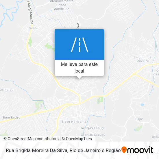 Rua Brigida Moreira Da Silva mapa