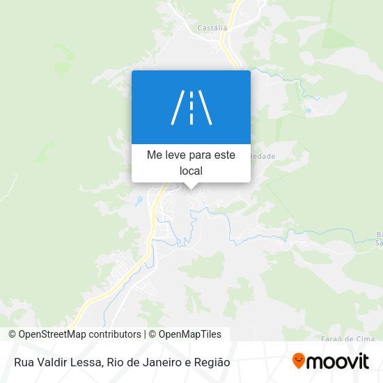 Rua Valdir Lessa mapa