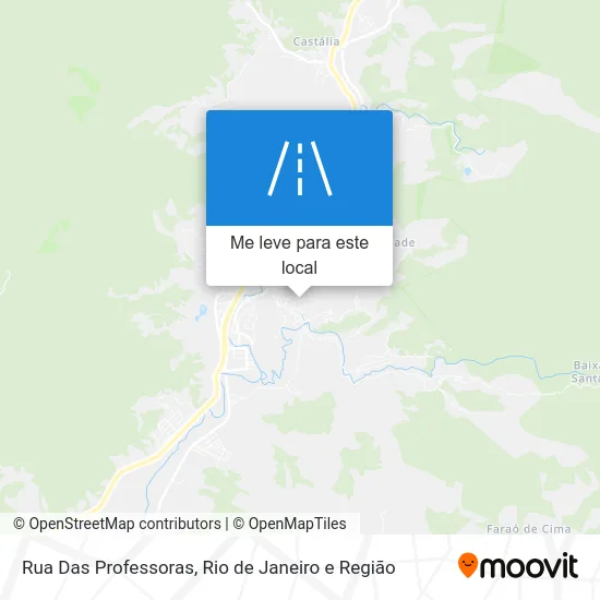 Rua Das Professoras mapa