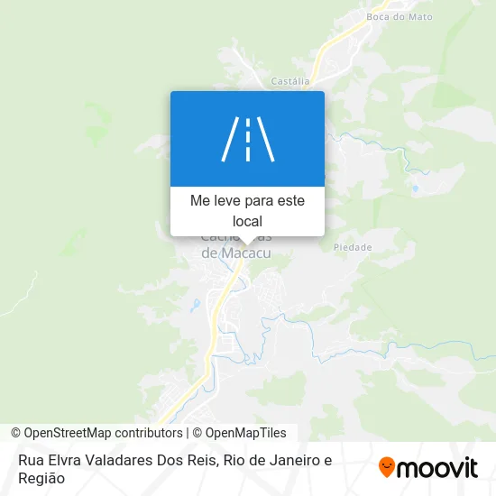 Rua Elvra Valadares Dos Reis mapa