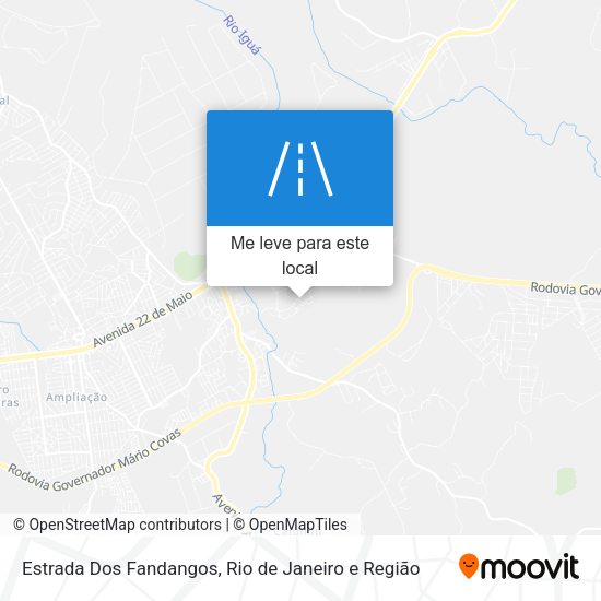 Estrada Dos Fandangos mapa