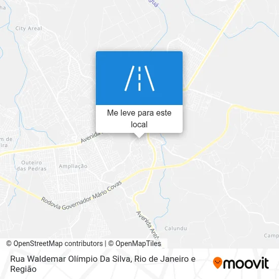 Rua Waldemar Olímpio Da Silva mapa