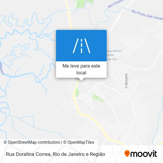Rua Doralina Correa mapa