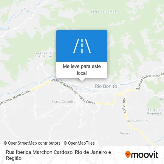 Rua Iberica Marchon Cardoso mapa