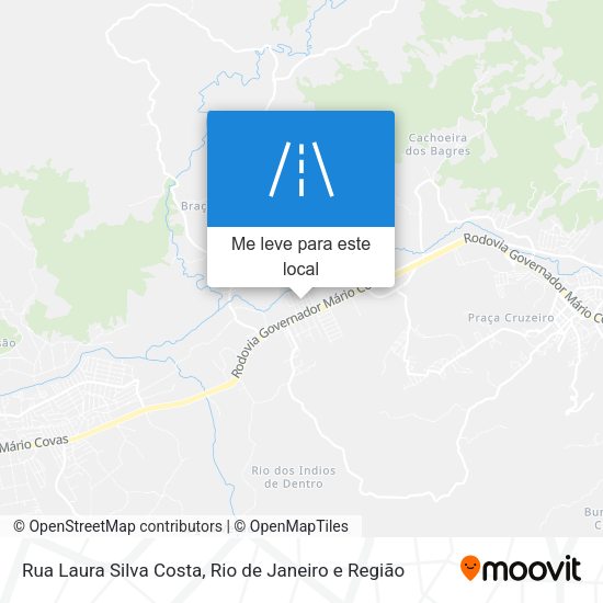 Rua Laura Silva Costa mapa