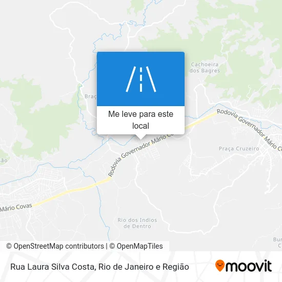 Rua Laura Silva Costa mapa