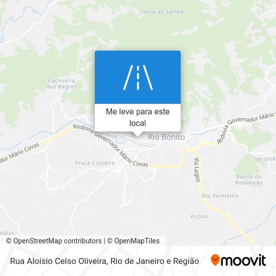 Rua Aloísio Celso Oliveira mapa